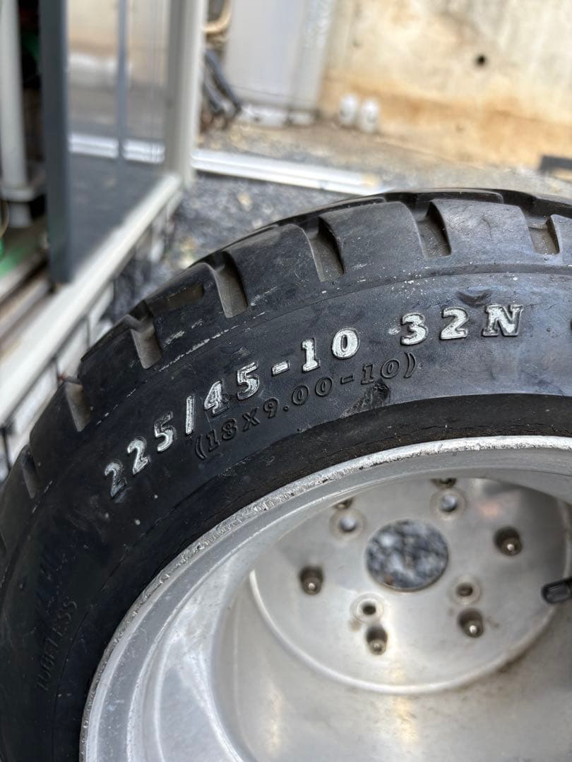 ジャイロキャノピーワイドリアホイールタイヤ付き