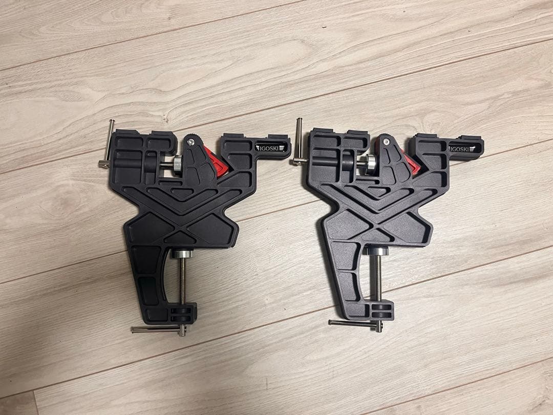 スキースノーボードバイスチューニングワックスや修理スキーバイス2個セット。