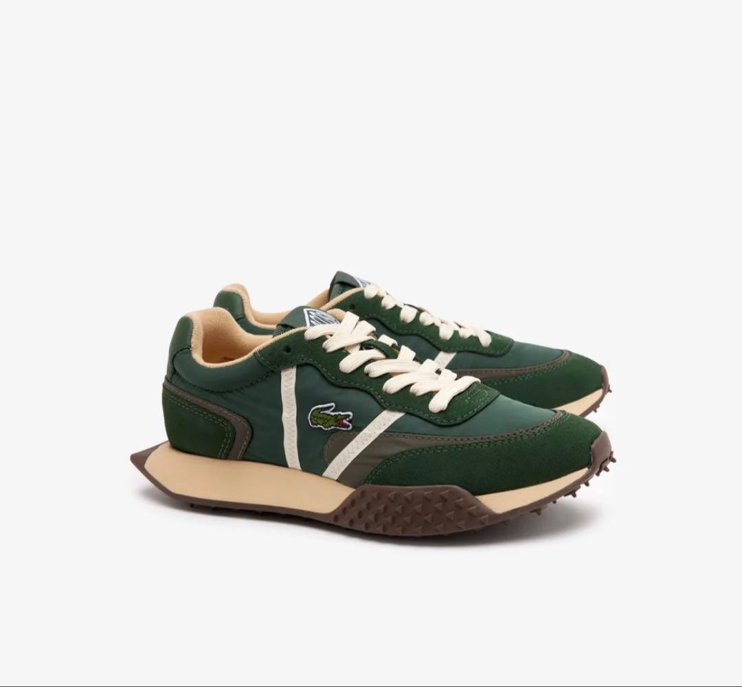 ラコステ L-SPIN DELUXE 3.0 スニーカー グリーン 厚底