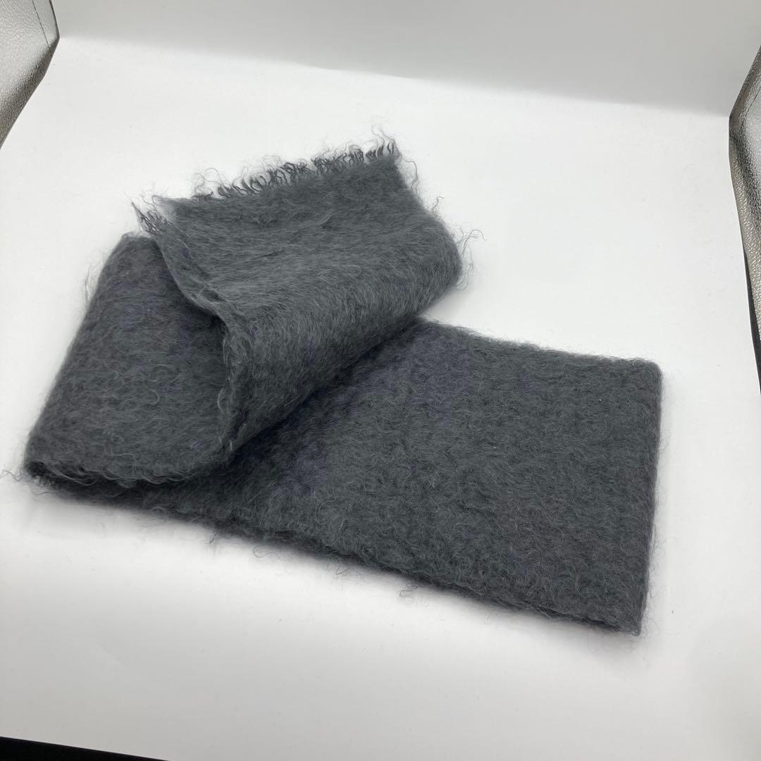 LOEWE マフラー　モヘヤ　グレー