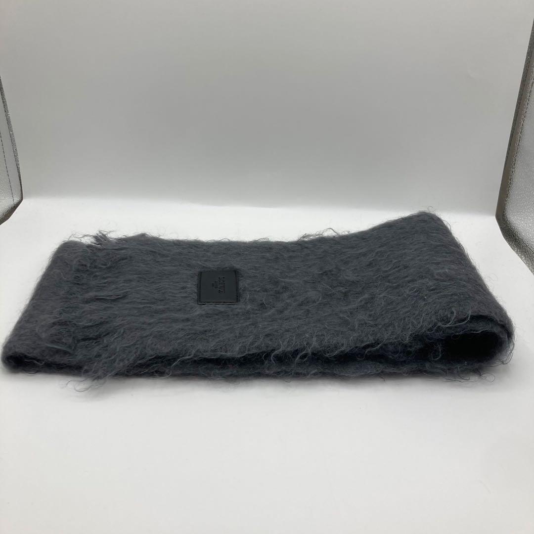 LOEWE マフラー　モヘヤ　グレー