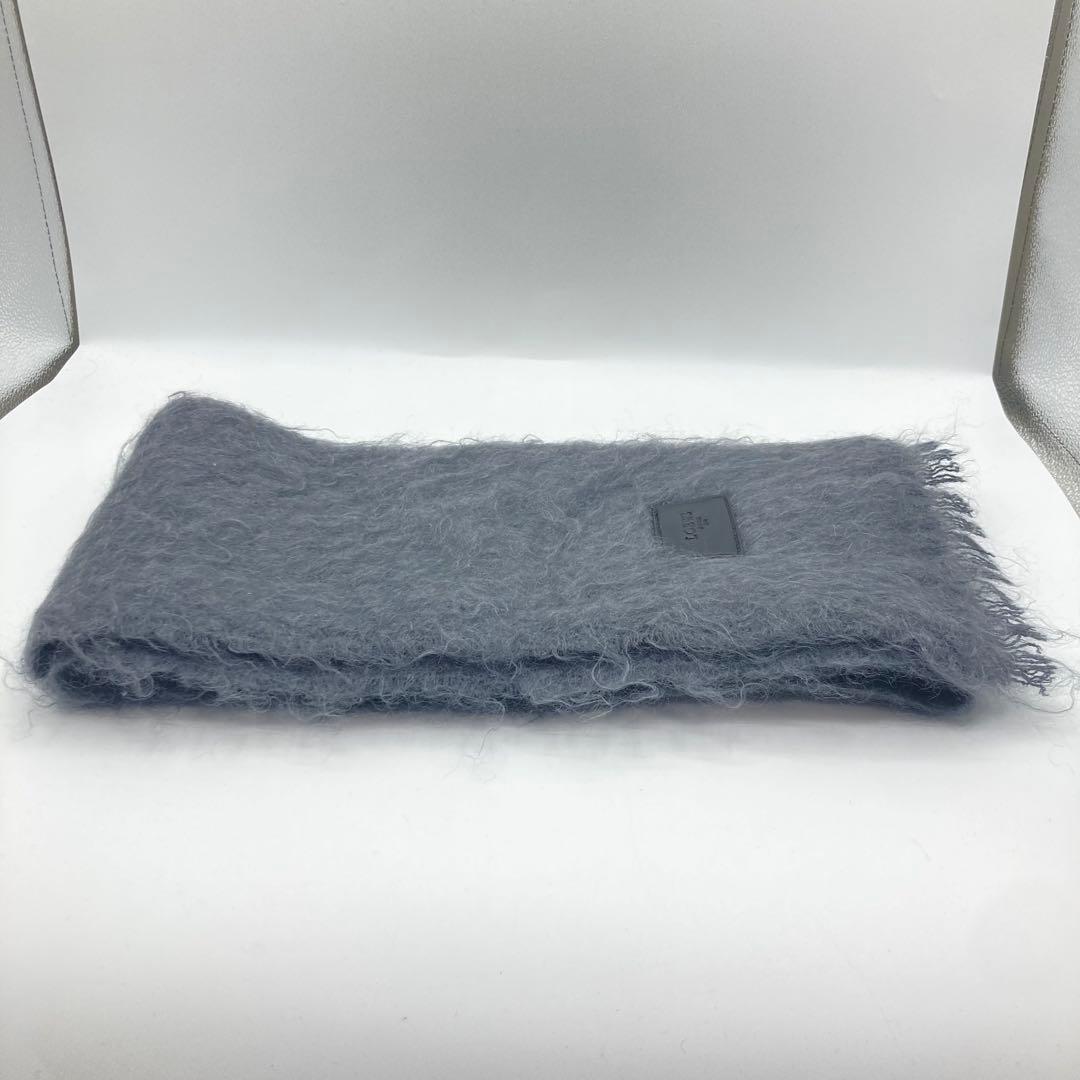 LOEWE マフラー　モヘヤ　グレー