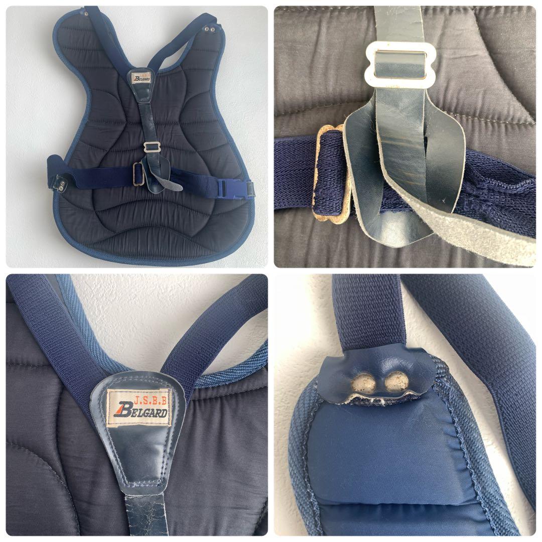 ゼット　ベルガード キャッチャー防具4点　プロテクターレガースマスク一般軟式