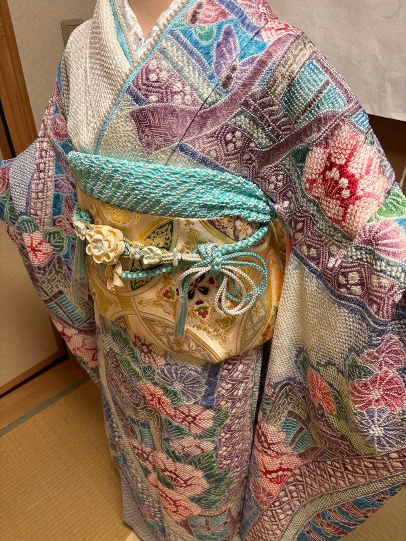 藤娘きぬたや総絞り振袖