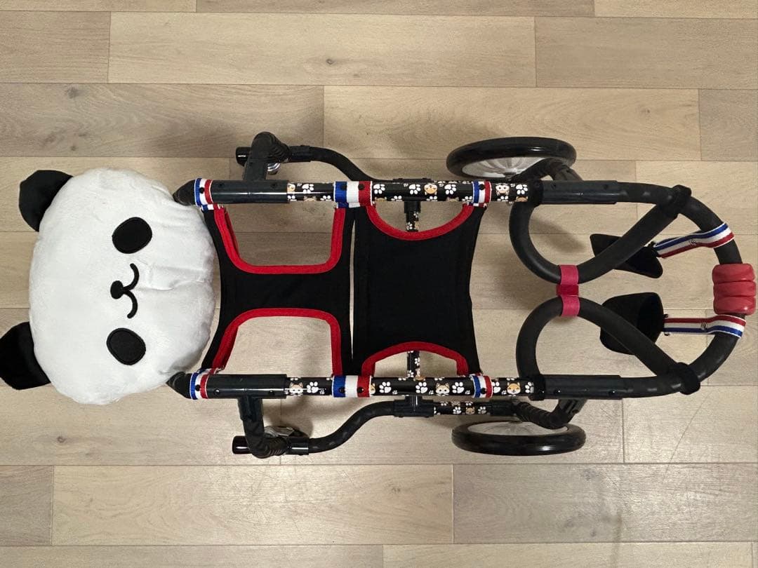 【高強度／超軽量】犬用車椅子 柴犬 四輪車 柴犬柄