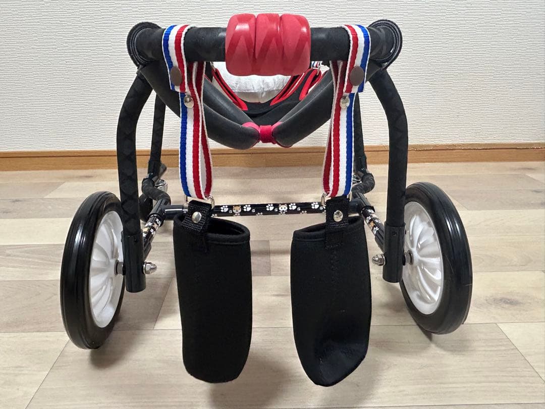 【高強度／超軽量】犬用車椅子 柴犬 四輪車 柴犬柄