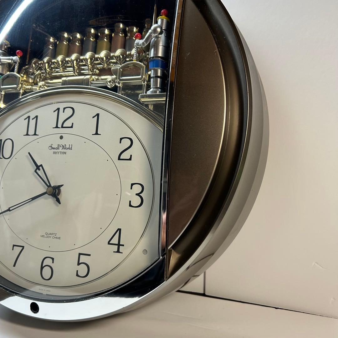 happy [動作OK] リズム時計工業Small World ライブA