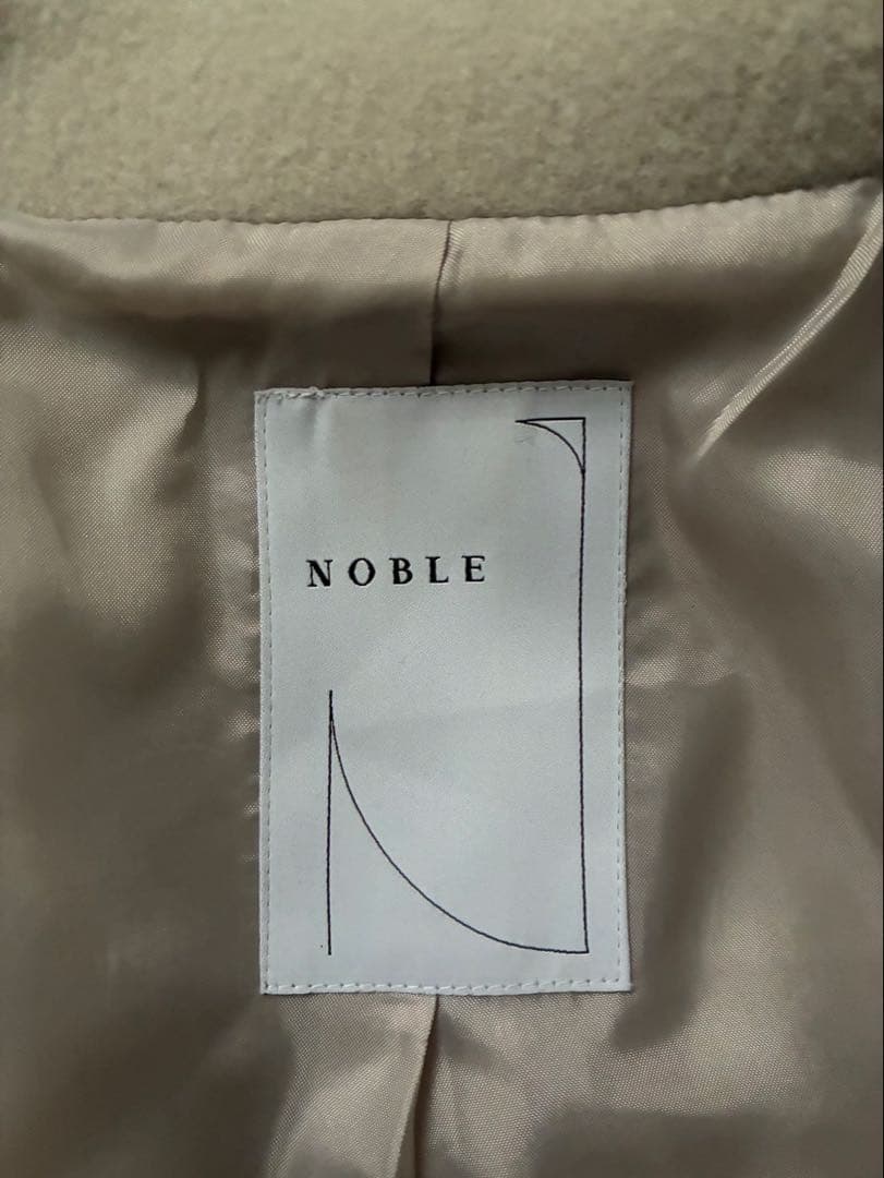【美品】Noble チェスターコート 38サイズ