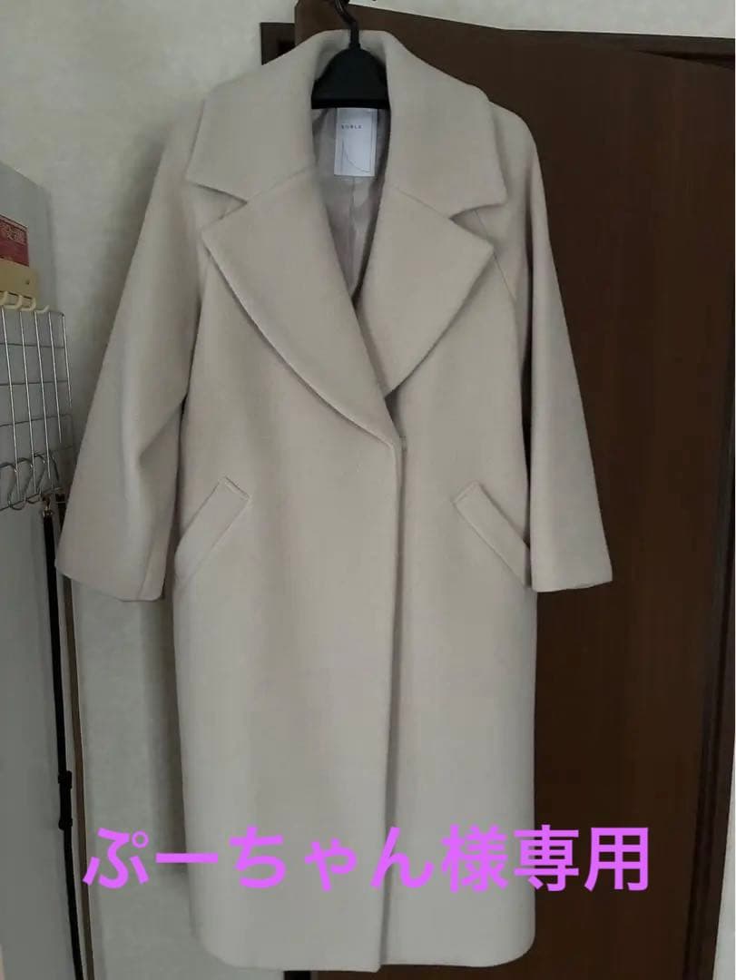 【美品】Noble チェスターコート 38サイズ