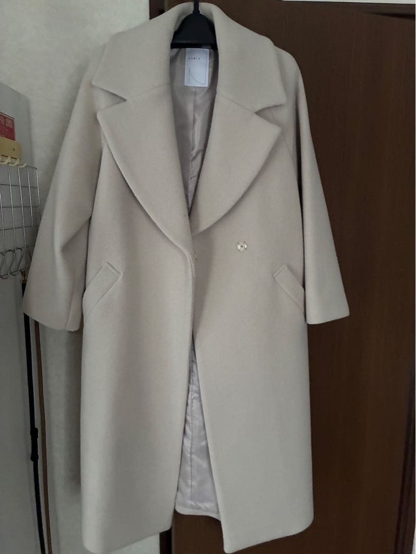 【美品】Noble チェスターコート 38サイズ