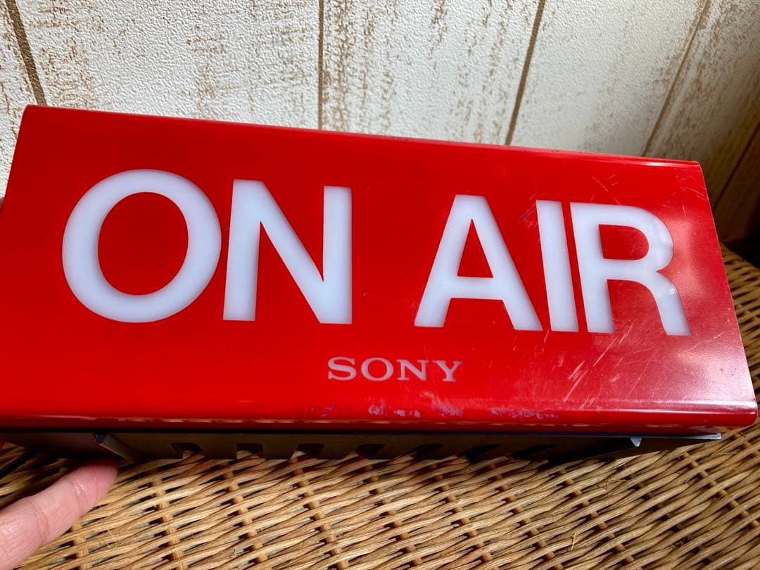 希少 SONY ソニー　スタジオ ON AIR ライト 非売品　レトロ