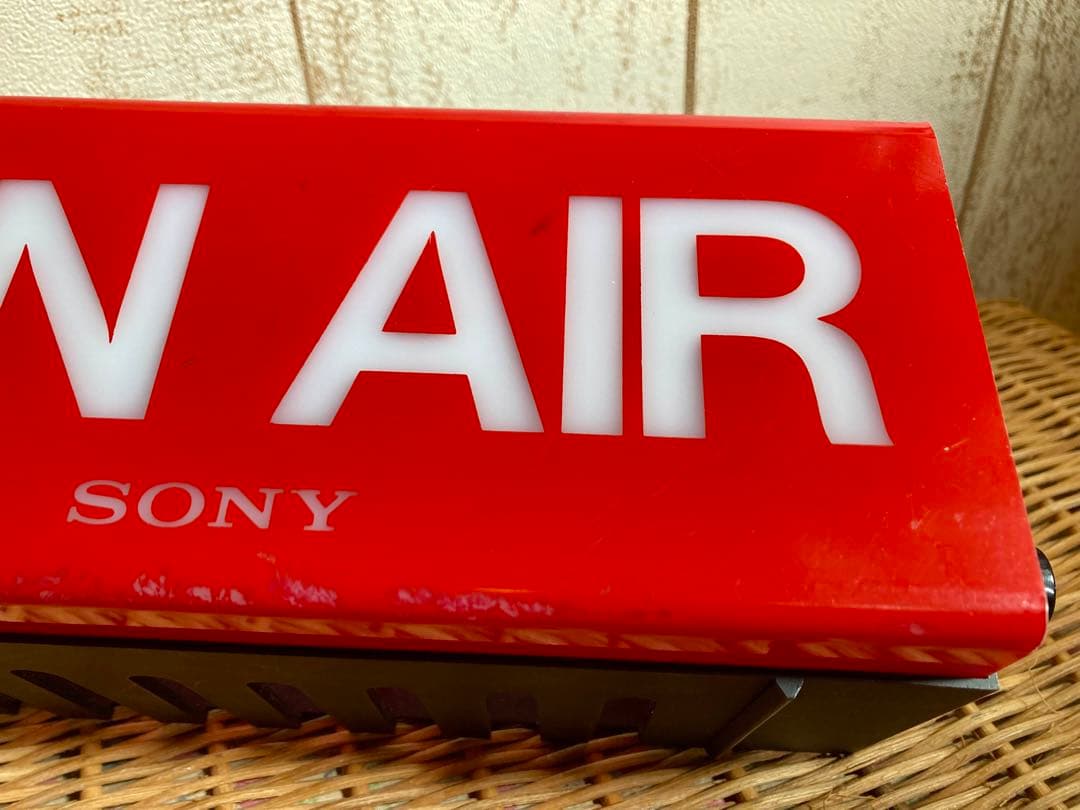 希少 SONY ソニー　スタジオ ON AIR ライト 非売品　レトロ
