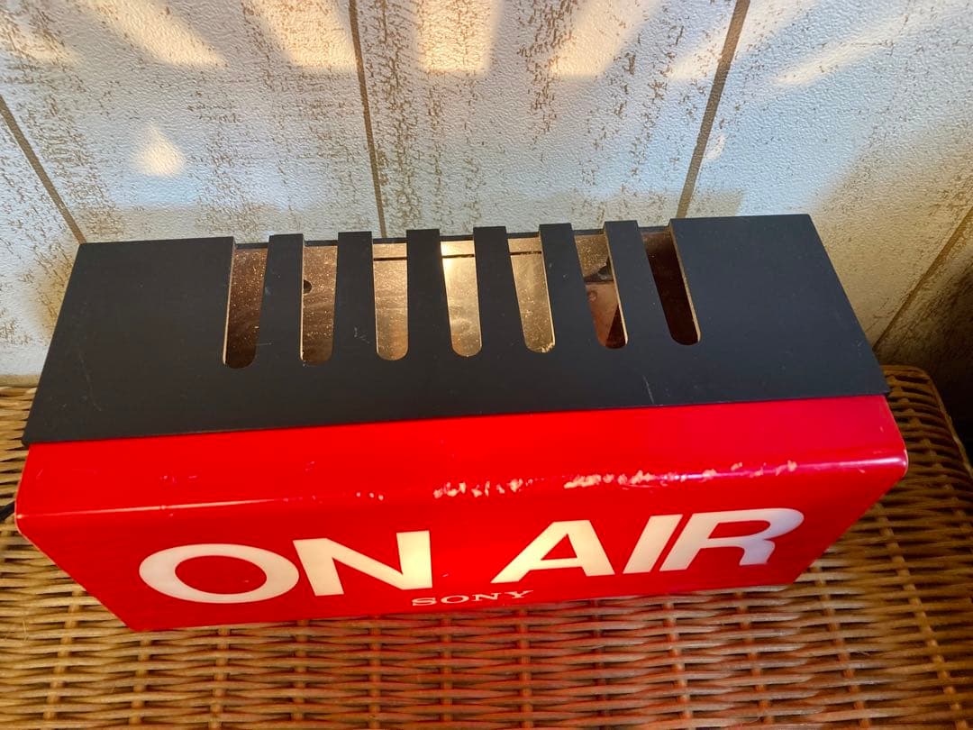 希少 SONY ソニー　スタジオ ON AIR ライト 非売品　レトロ