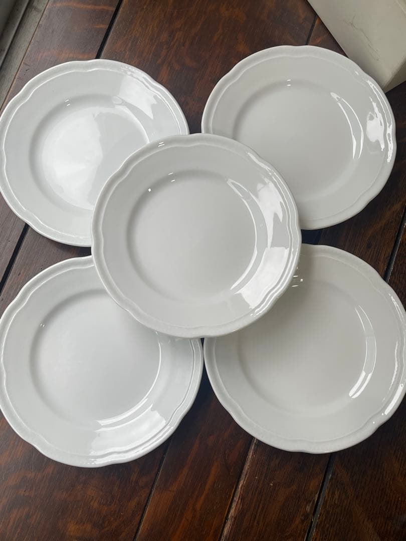 新品　リチャードジノリ アンティコホワイト プレート16.5㎝　5枚