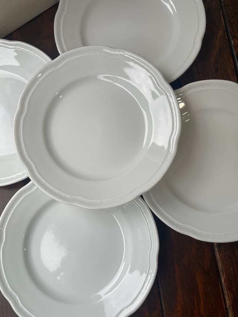 新品　リチャードジノリ アンティコホワイト プレート16.5㎝　5枚