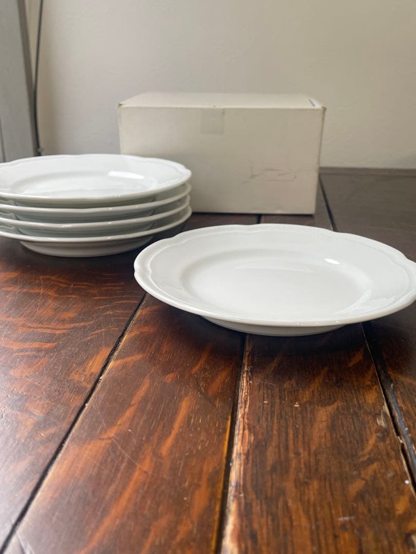 新品　リチャードジノリ アンティコホワイト プレート16.5㎝　5枚