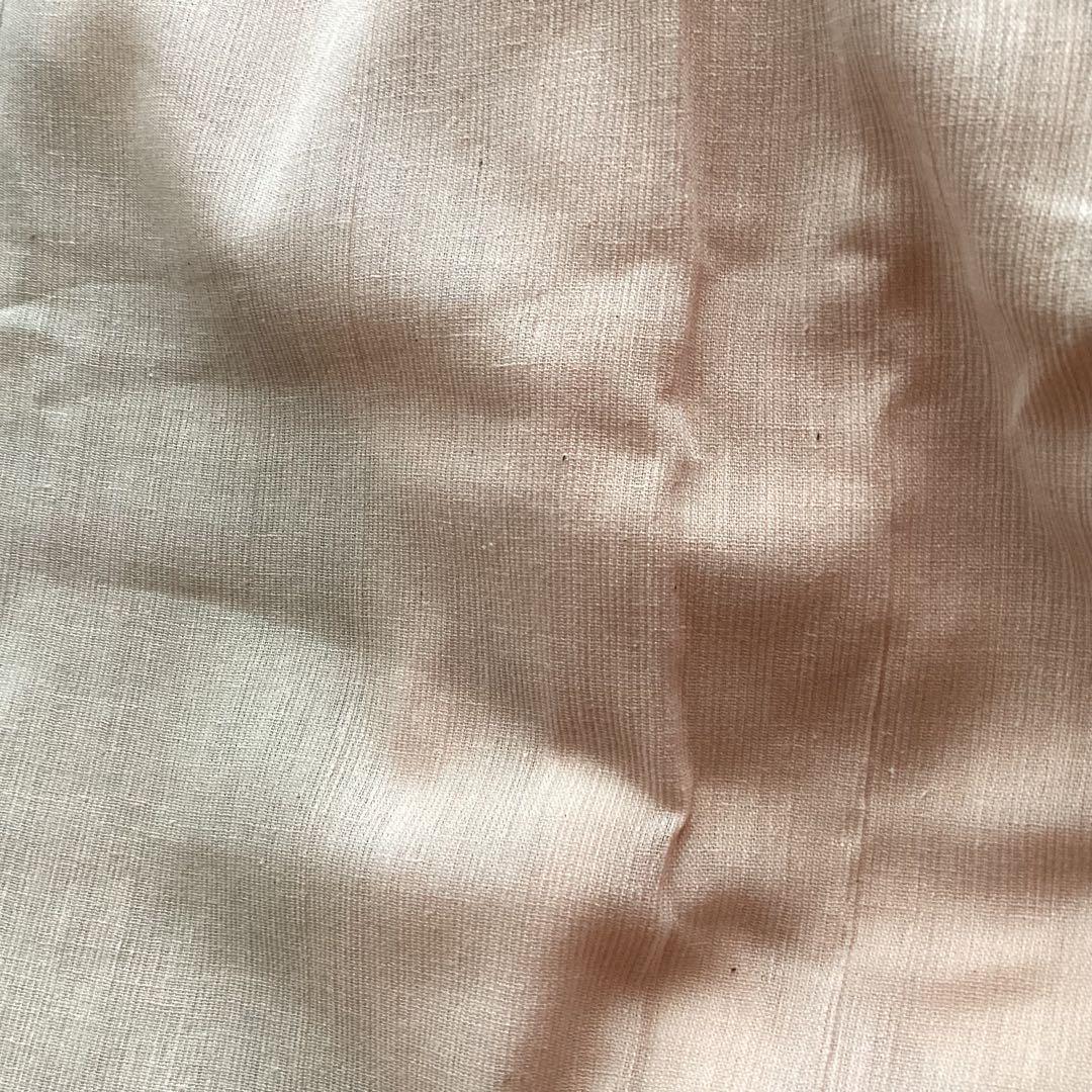 高島縮み 綿麻長襦袢、半襦袢