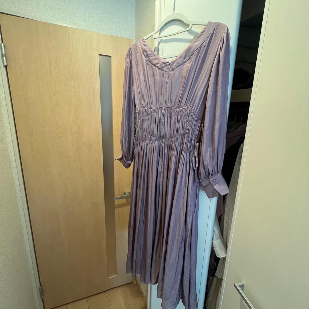 ワンピース Her lip toSide Bow Vintage Twill Dress