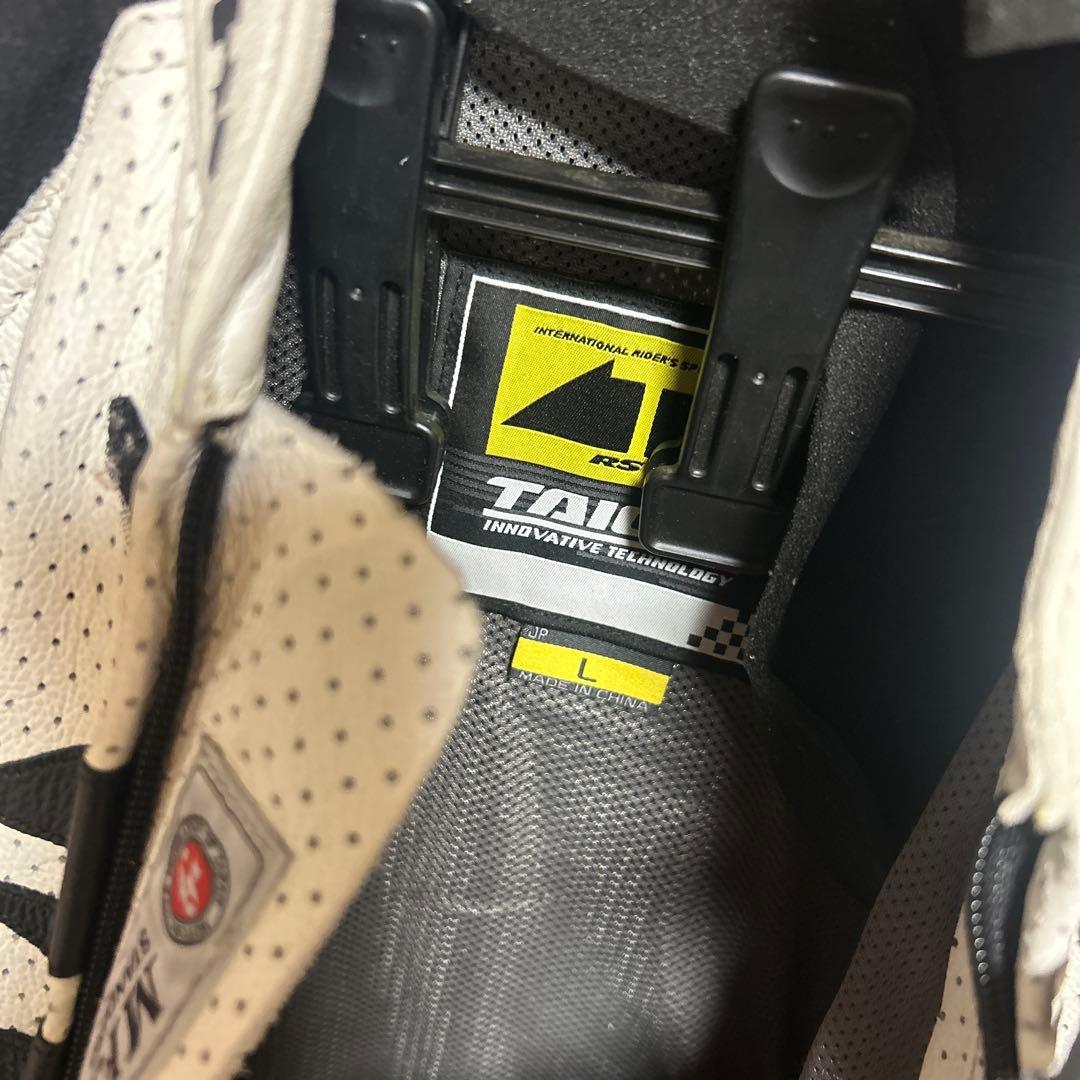 バイク用ツナギ革グローブとブーツセット