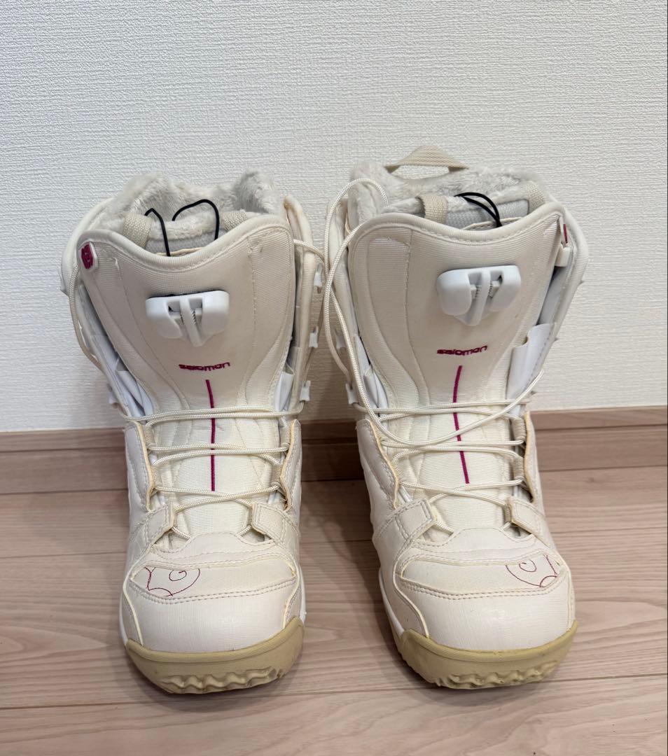 SALOMONスノーボード4点セット （板＋ビンディング＋ブーツ＋ケース)