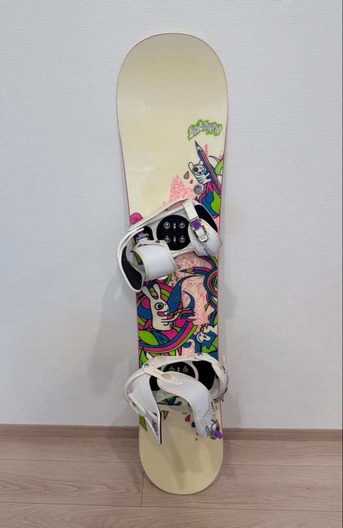 SALOMONスノーボード4点セット （板＋ビンディング＋ブーツ＋ケース)