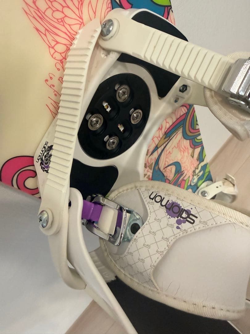 SALOMONスノーボード4点セット （板＋ビンディング＋ブーツ＋ケース)