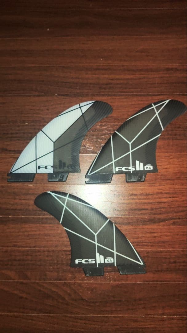 FCS2 フィン KA コロへ・アンディーノ　 ブラック/ホワイト L 美品