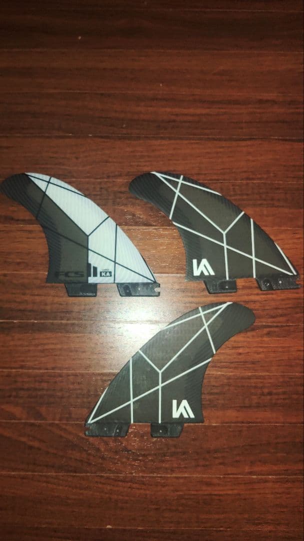 FCS2 フィン KA コロへ・アンディーノ　 ブラック/ホワイト L 美品