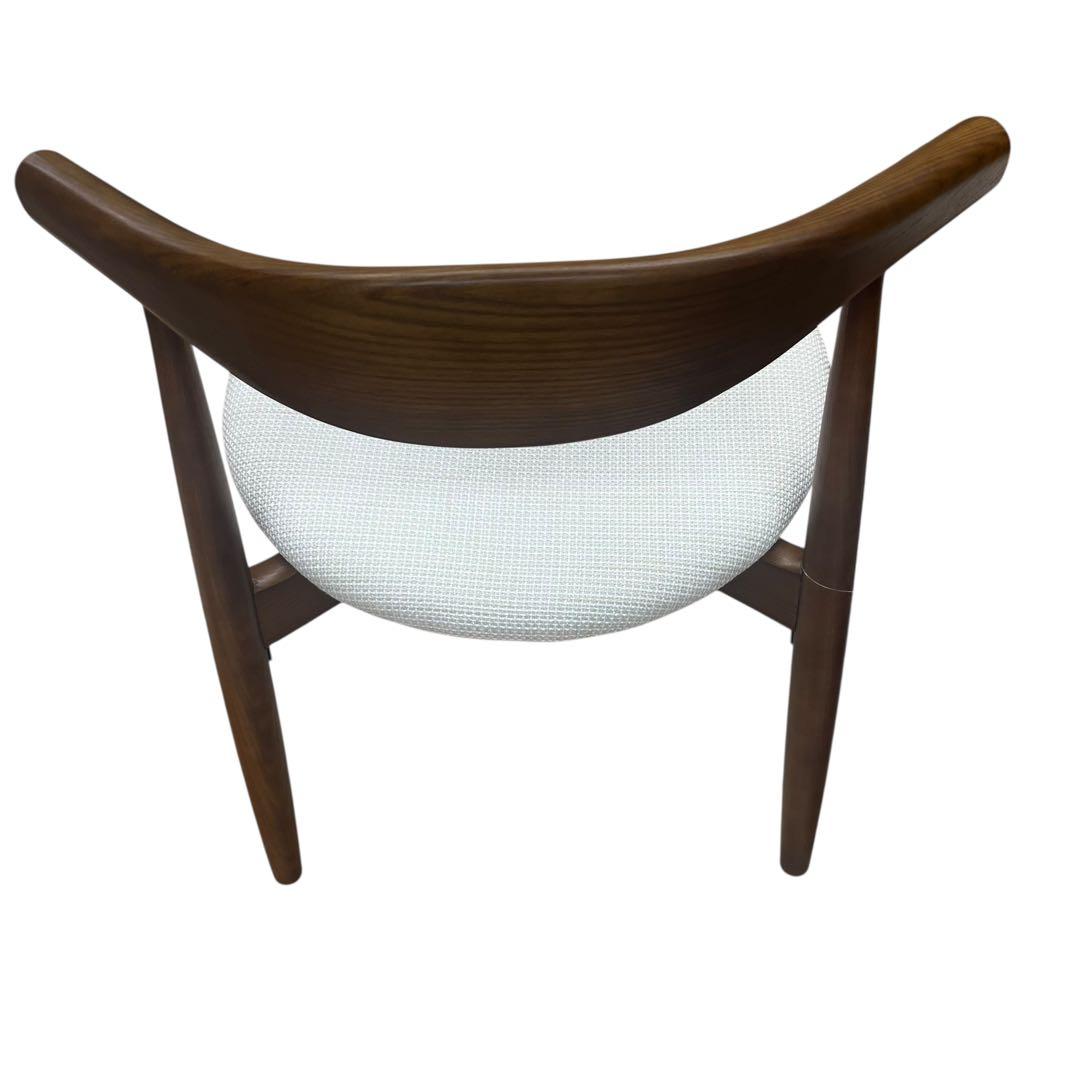 激安　コスパクリエーション　スタッキングチェア　天然木　アッシュ材　２脚セット