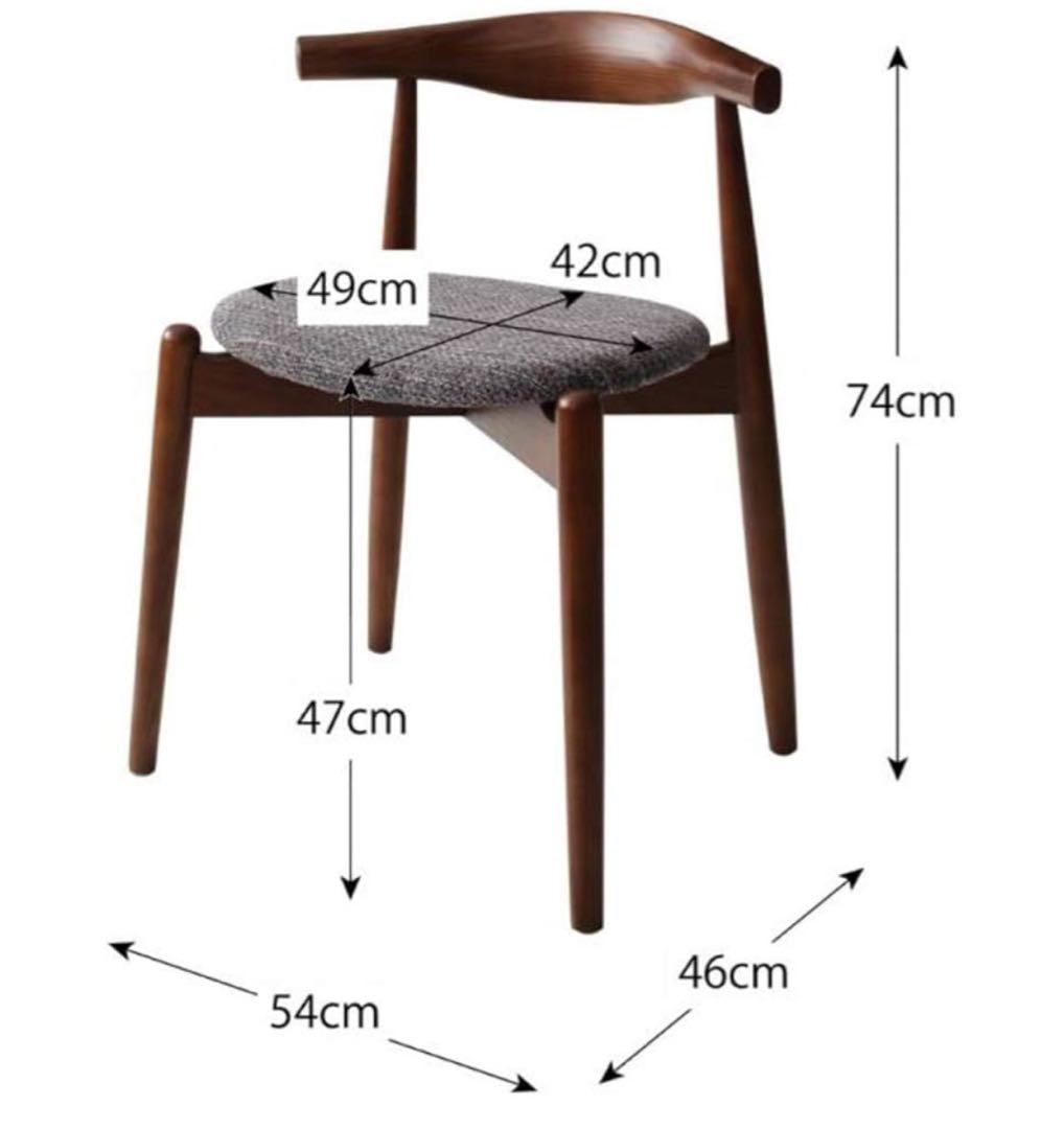激安　コスパクリエーション　スタッキングチェア　天然木　アッシュ材　２脚セット