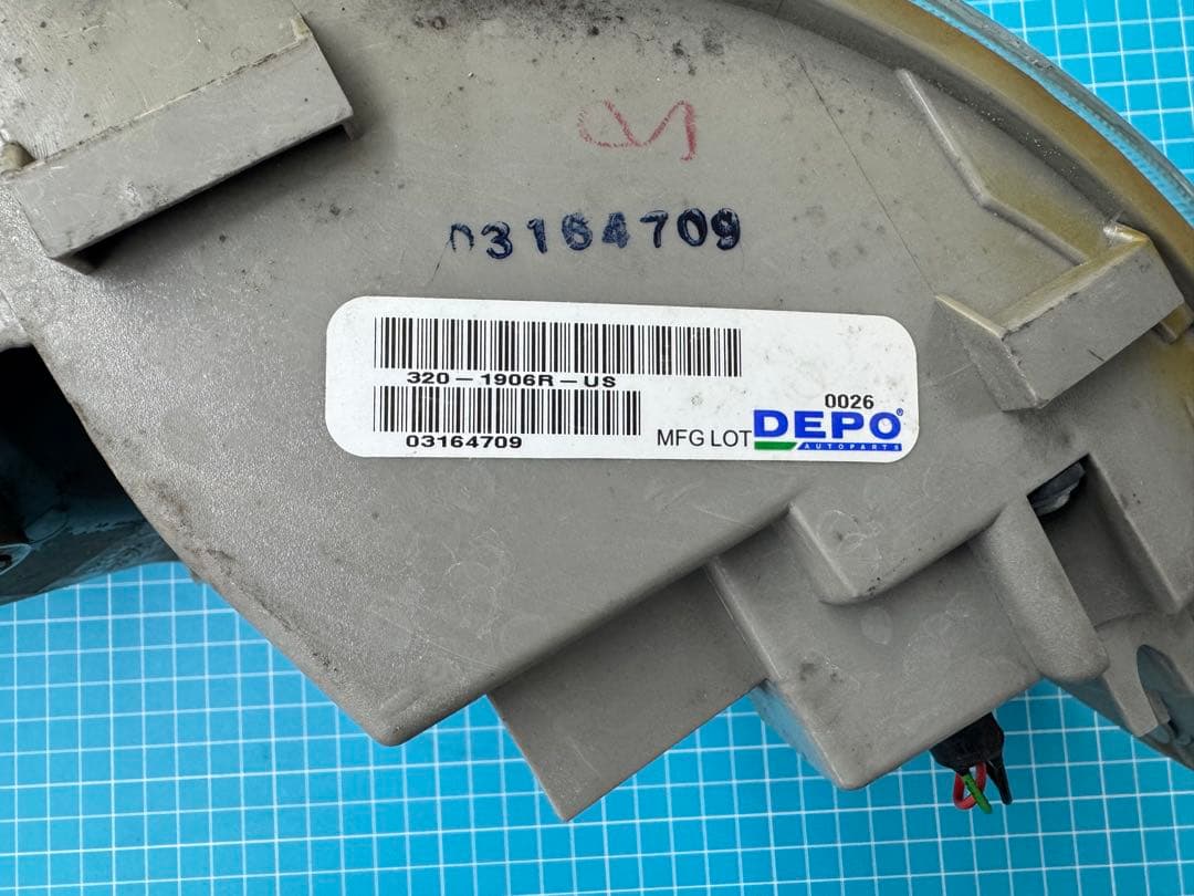 スバル　インプレッサ　WRX STI 純正　US テールランプ　サイドマーカー