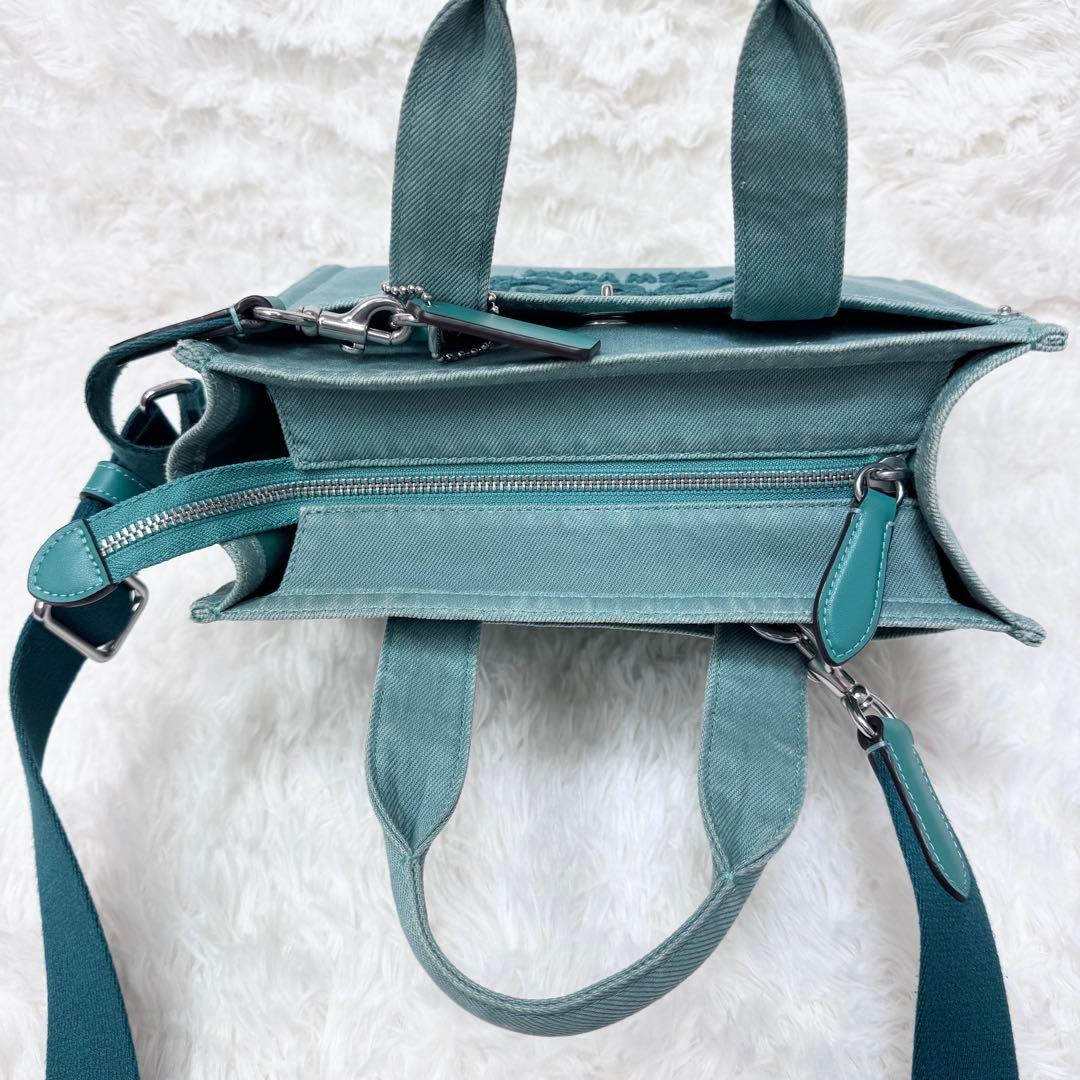 COACH コーチ カーゴ トート 2way バッグ グリーン CBG46