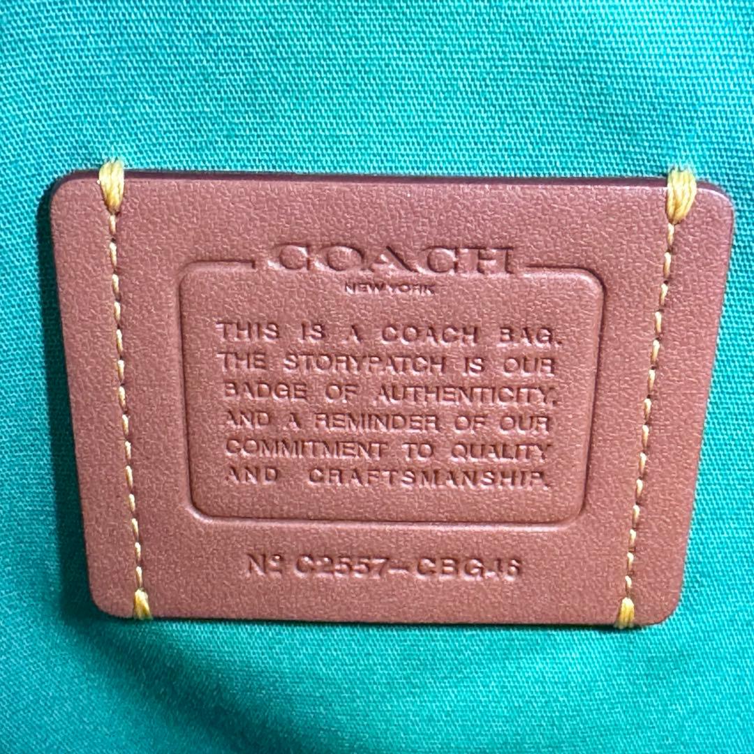 COACH コーチ カーゴ トート 2way バッグ グリーン CBG46