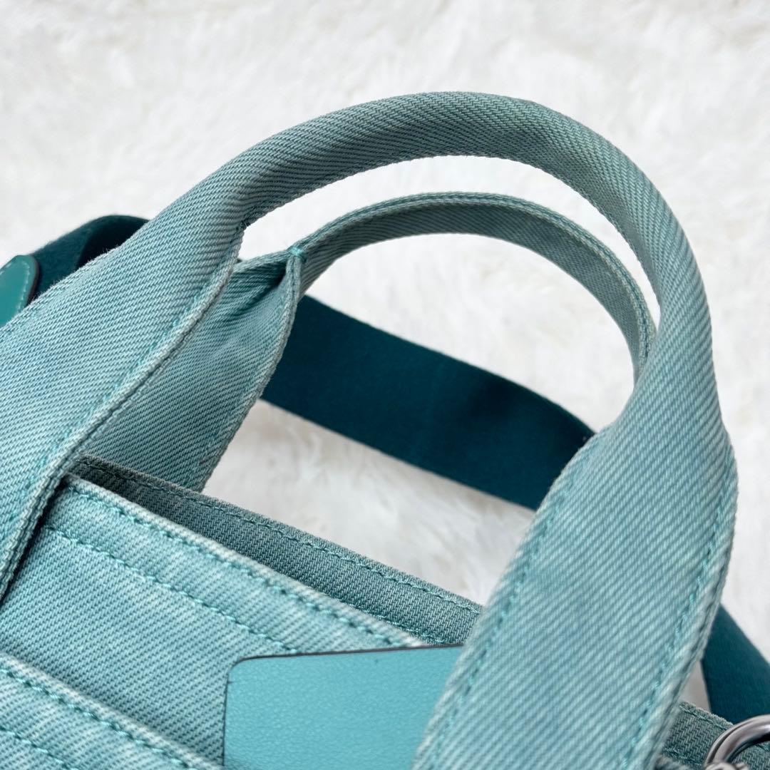 COACH コーチ カーゴ トート 2way バッグ グリーン CBG46