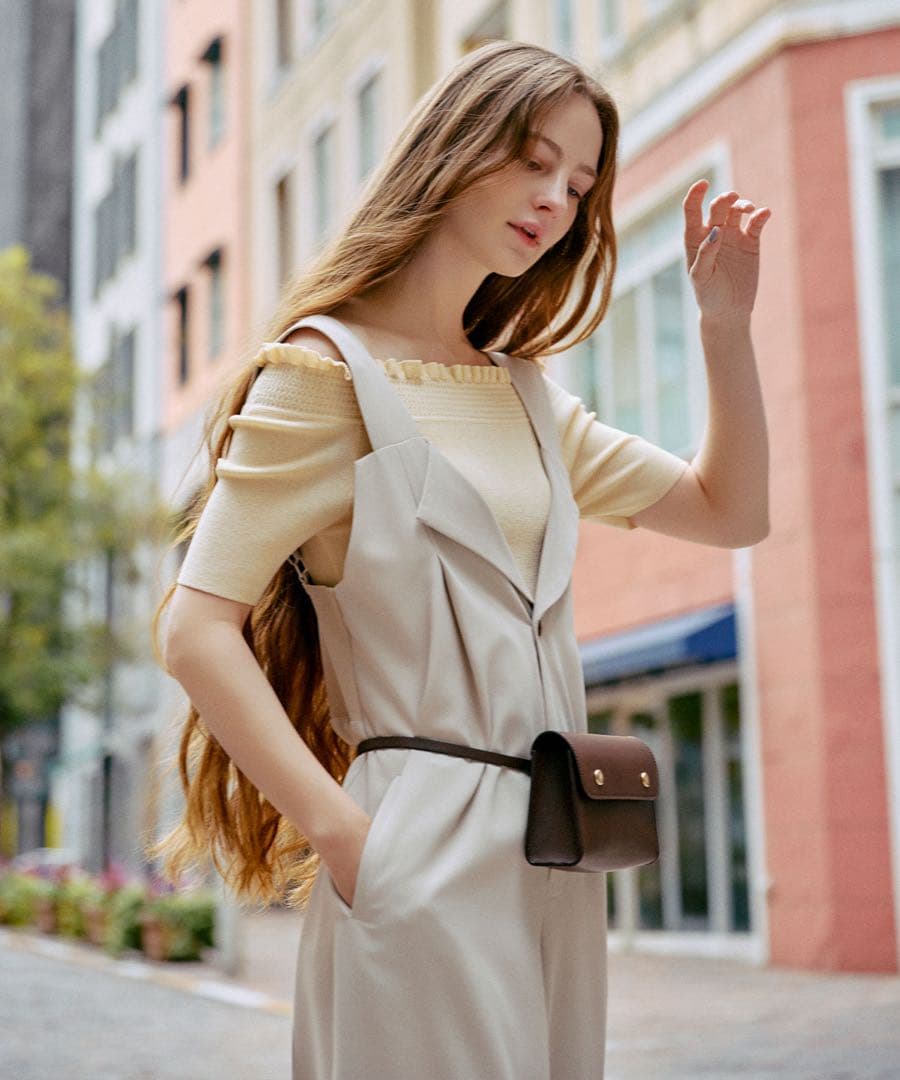 COCO DEALバックリブサロペット