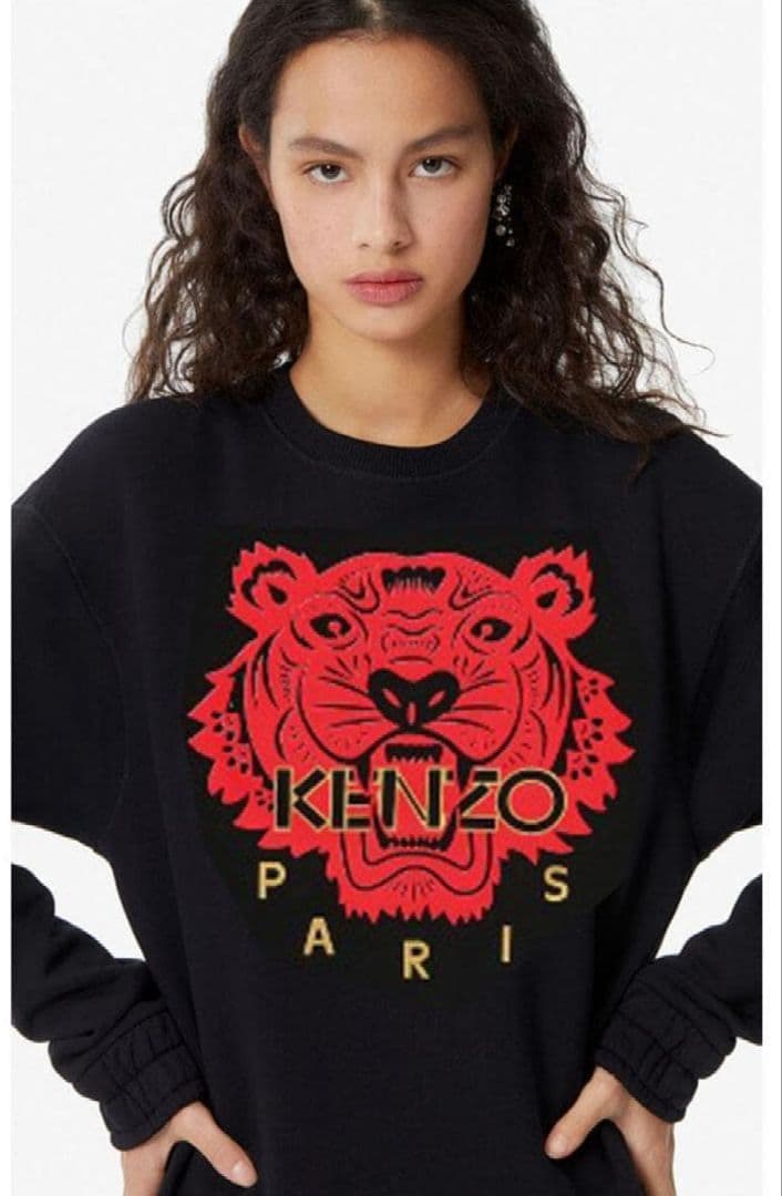 Kenzo　ケンゾー タイガービッグプリントロゴ スウェット