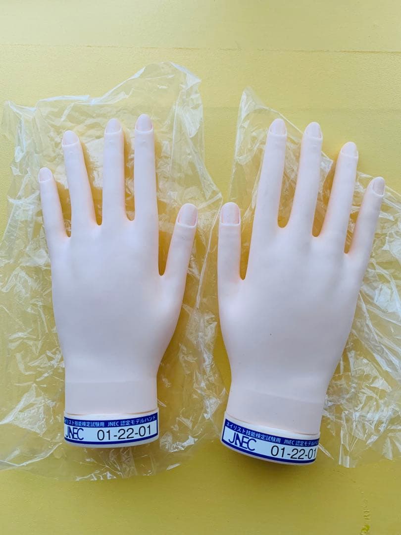 【本番用】JNEC ネイリスト技能検定試験用　認定モデルハンド