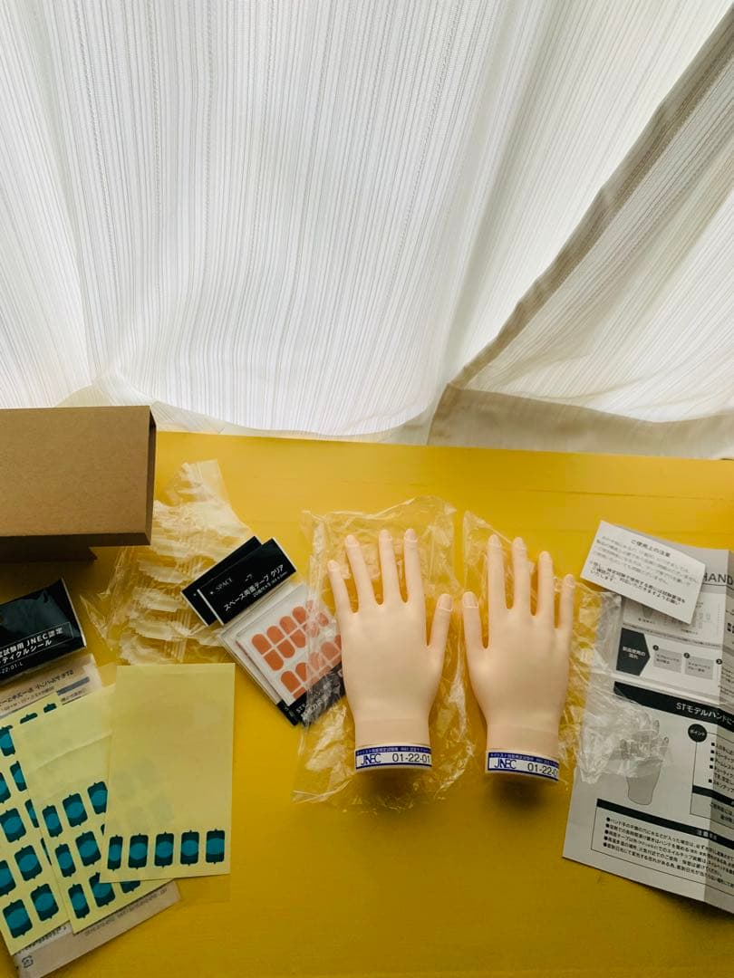 【本番用】JNEC ネイリスト技能検定試験用　認定モデルハンド