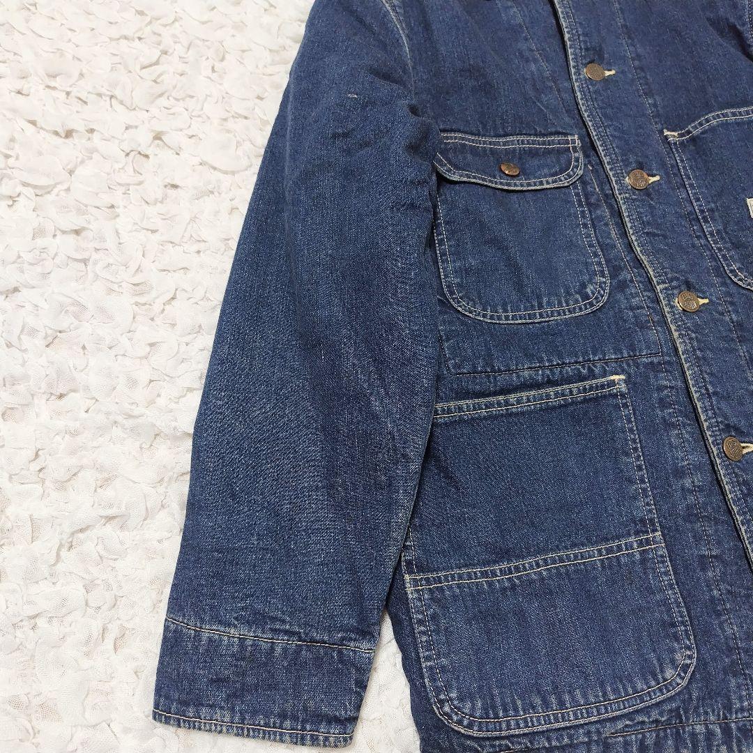 【美品】ビッグジョン ブランケット カバーオール デニムジャケット