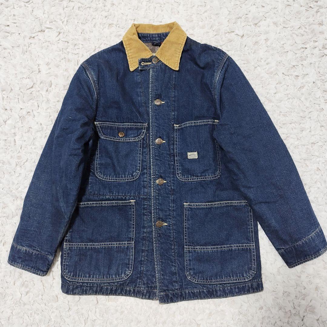 【美品】ビッグジョン ブランケット カバーオール デニムジャケット