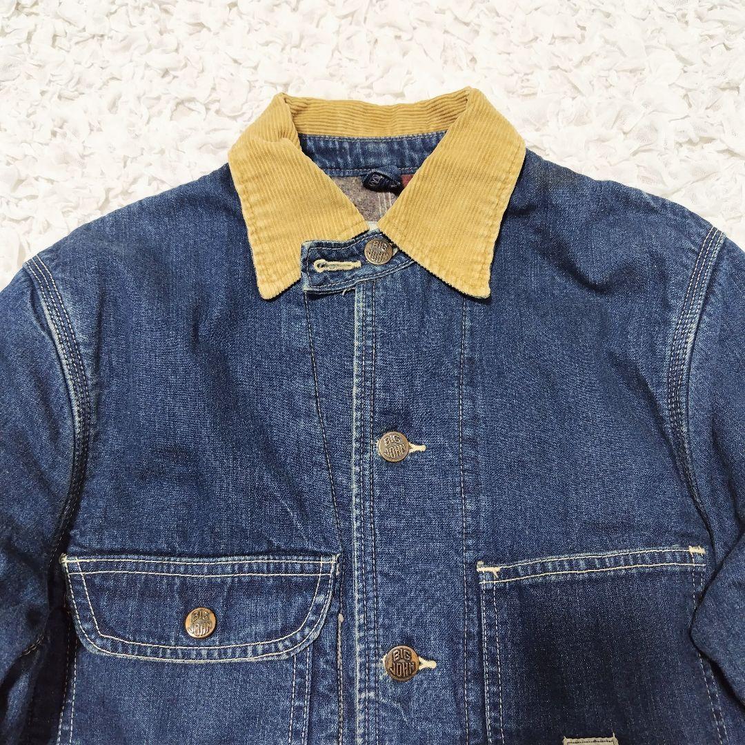 【美品】ビッグジョン ブランケット カバーオール デニムジャケット