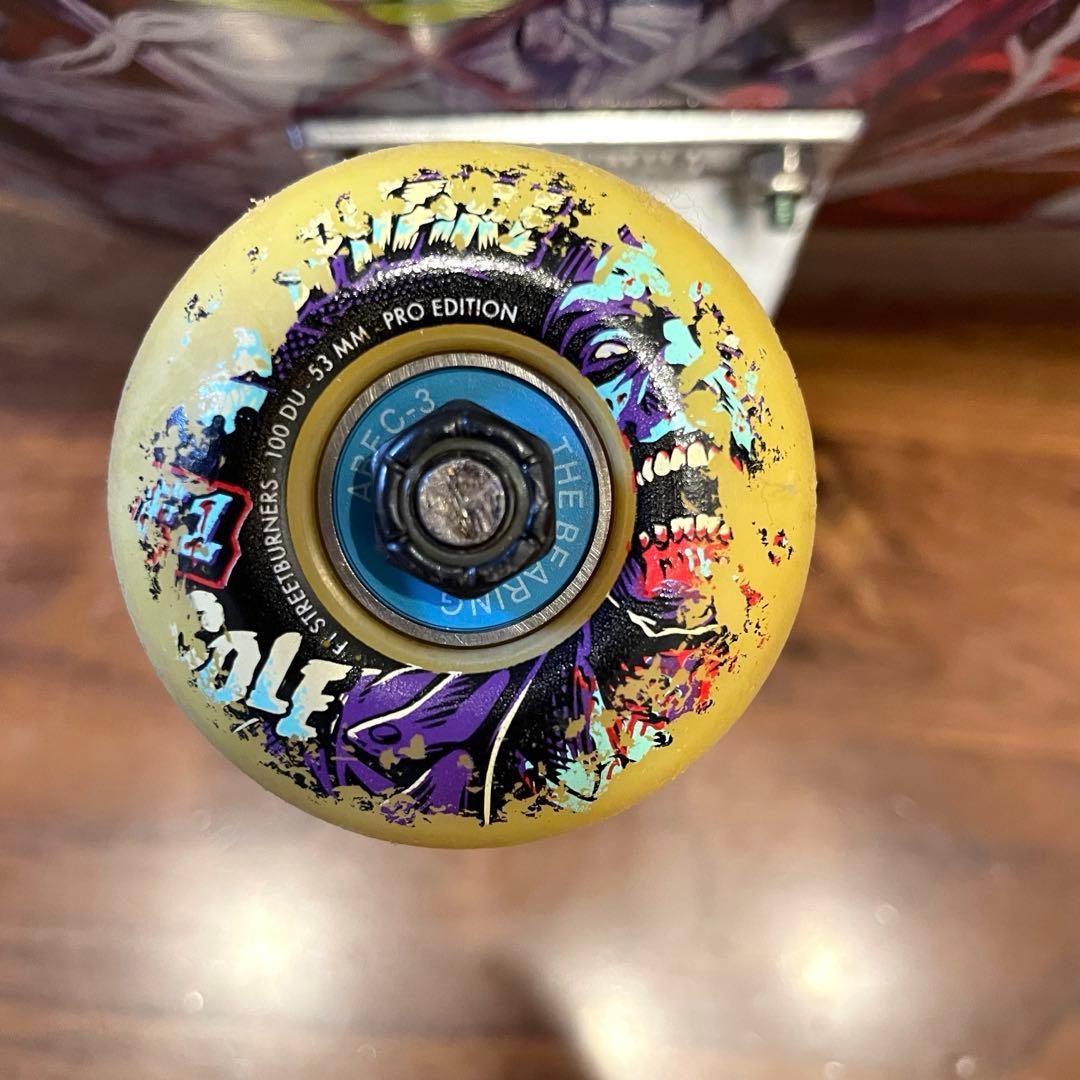 パレス　スケボー　コンプリート　サンダー　チタニウム　スピットファイア　美品