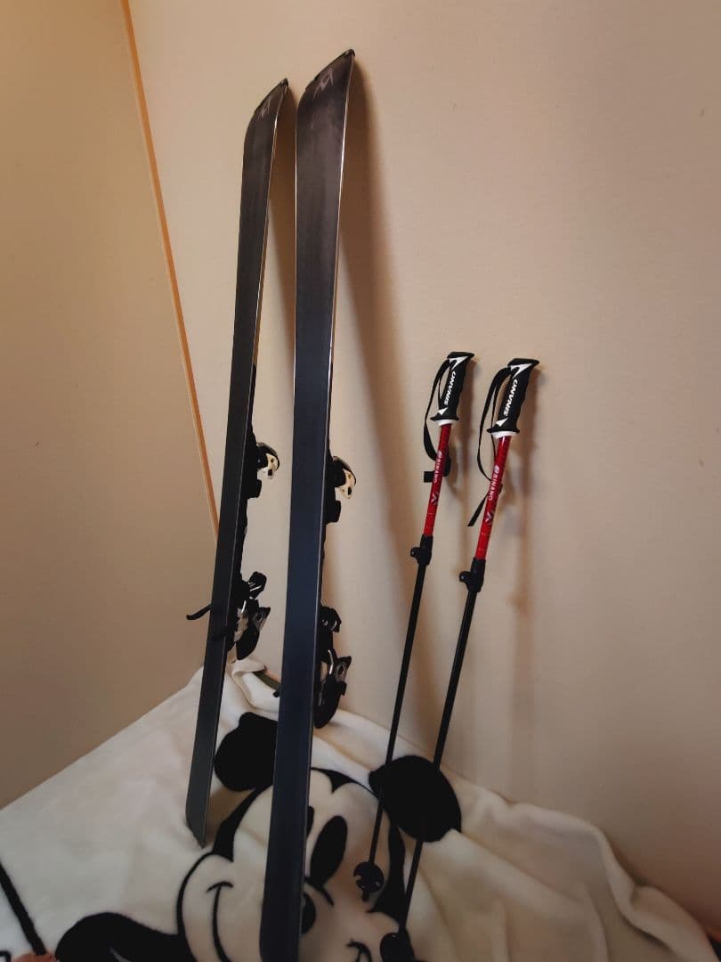 【週末セール】スキーセット　メンズ　サロモン155ブーツ27　シナノストック