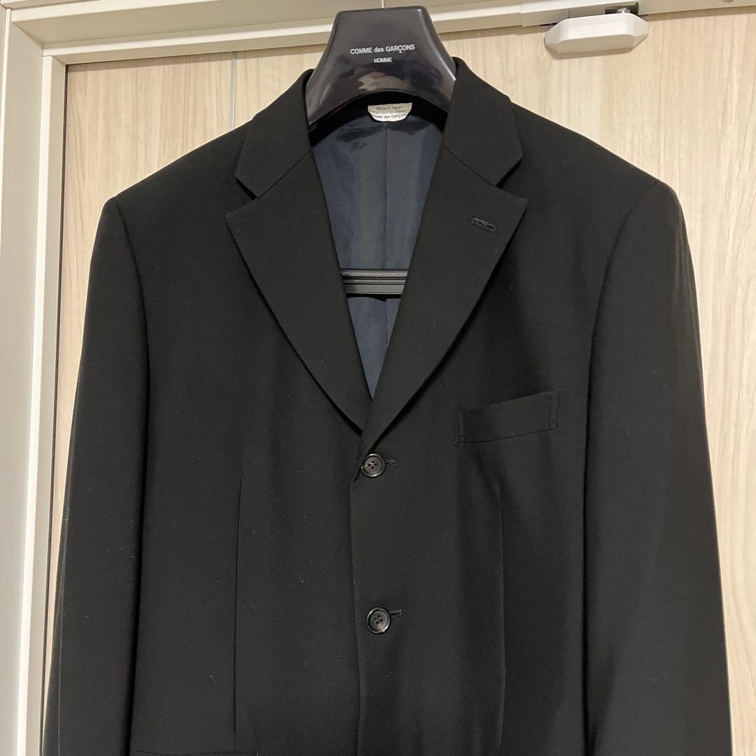 コムデギャルソンオムドゥ　チェスターコート　ad2023 黒　Ｌ　美品