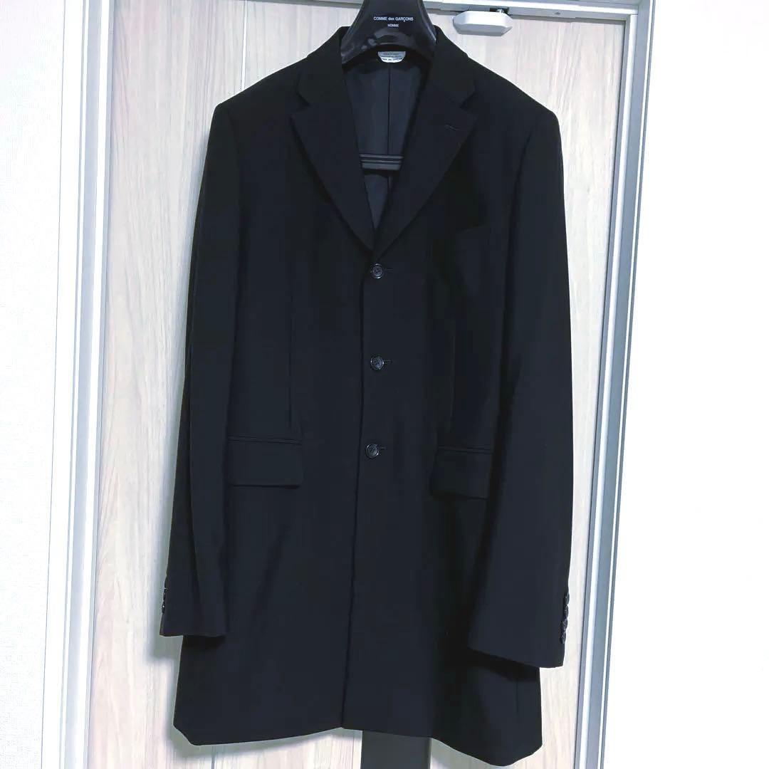 コムデギャルソンオムドゥ　チェスターコート　ad2023 黒　Ｌ　美品
