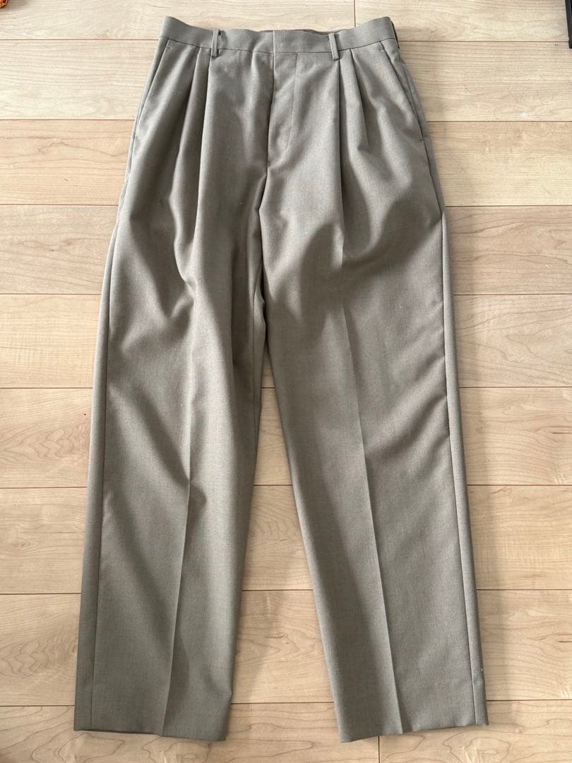 AURALEE A21AP028H 21AW スラックス