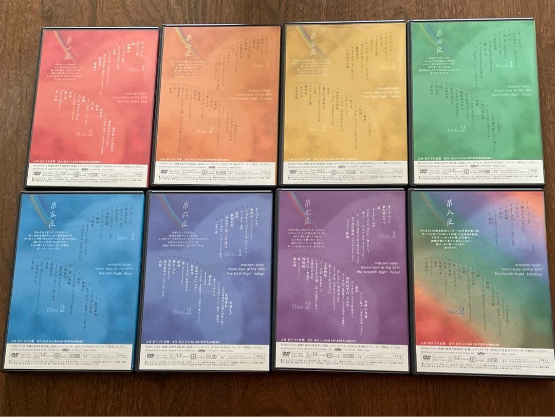さだまさしデビュー30周年記念コンサートDVD-BOX 「月虹」全8巻(16枚)