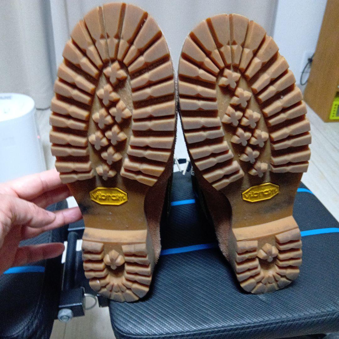 クシタニ モカシンブーツ グリーン メッシュ 26センチ