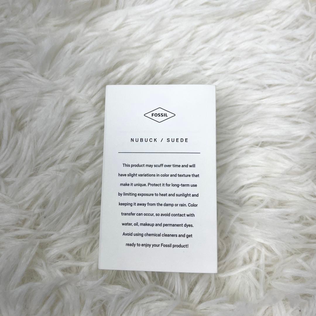 【新品タグ付き】FOSSIL フォッシル レザーxスエード 2wayトートバッグ