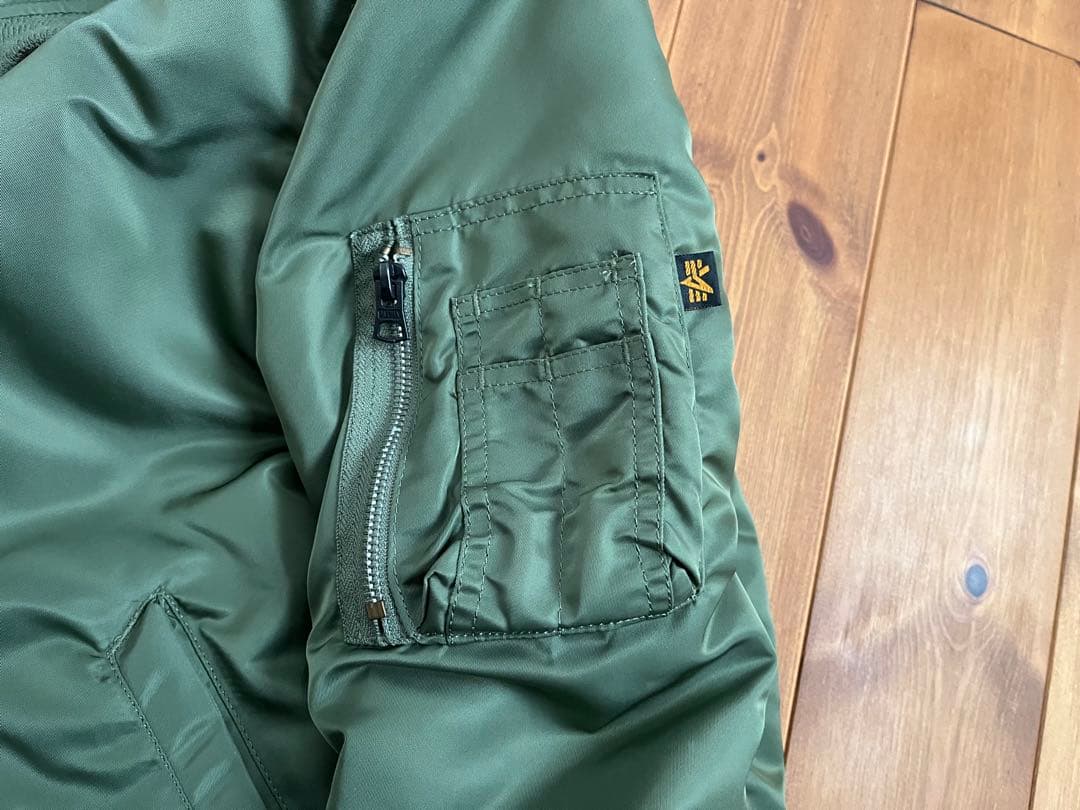 MA-1フライトジャケット オリーブグリーンALPHA